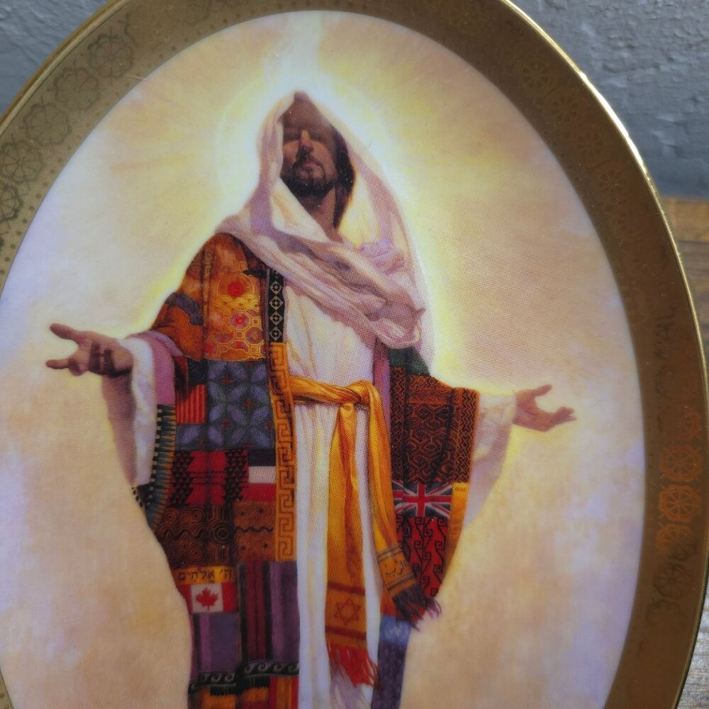 Thomas Blackshear II Coat Of Many Colors Lord Of All Collector Plate #1776 - Picture 3 of 9